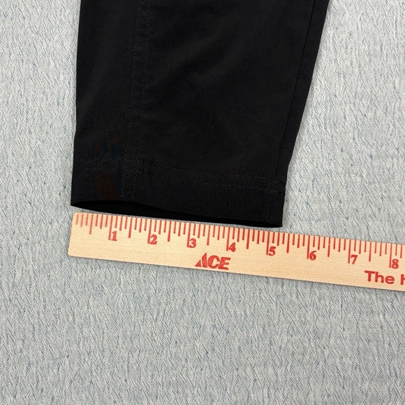 ATHLETA Chelsea Cargo Lined Pants Black Stretch Elastic Waist Size 4 - Picture 2 of 9